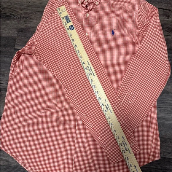 🔥Polo Ralph Lauren Mens Shirt Multicolor L Classic Fit Plaid Cotton Oxford Pony - Picture 7 of 8